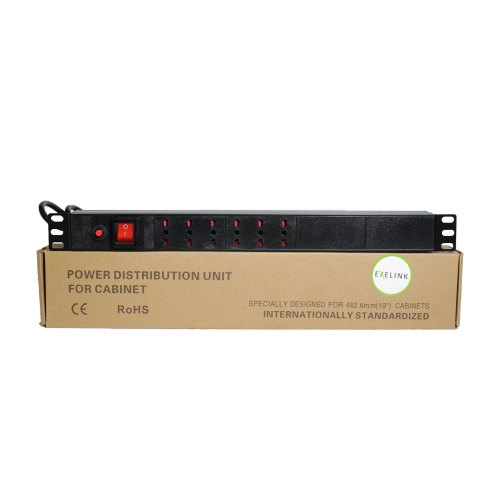 Exelink PDU 6 Pos switch 3 metros de cable