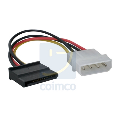 Exelink Cable de poder Molex a SATA