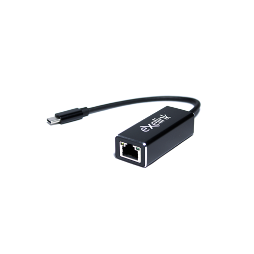 Exelink Adaptador tipo-C o USB-C para rj 45 10/100/1000mpbs 